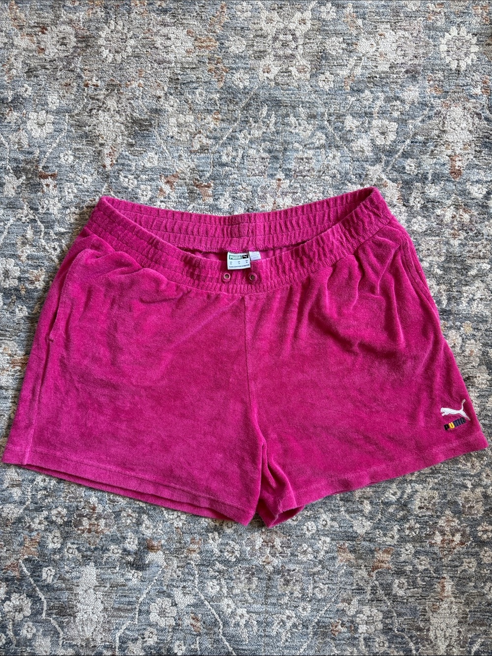 Puma men’s  Magenta Terry Shorts